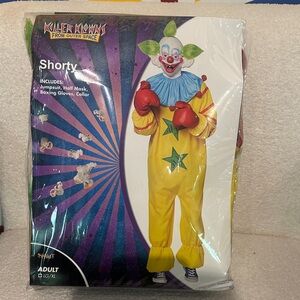 Shorty Killer Klowns - Colorful Clown Costume with Mask and Gloves